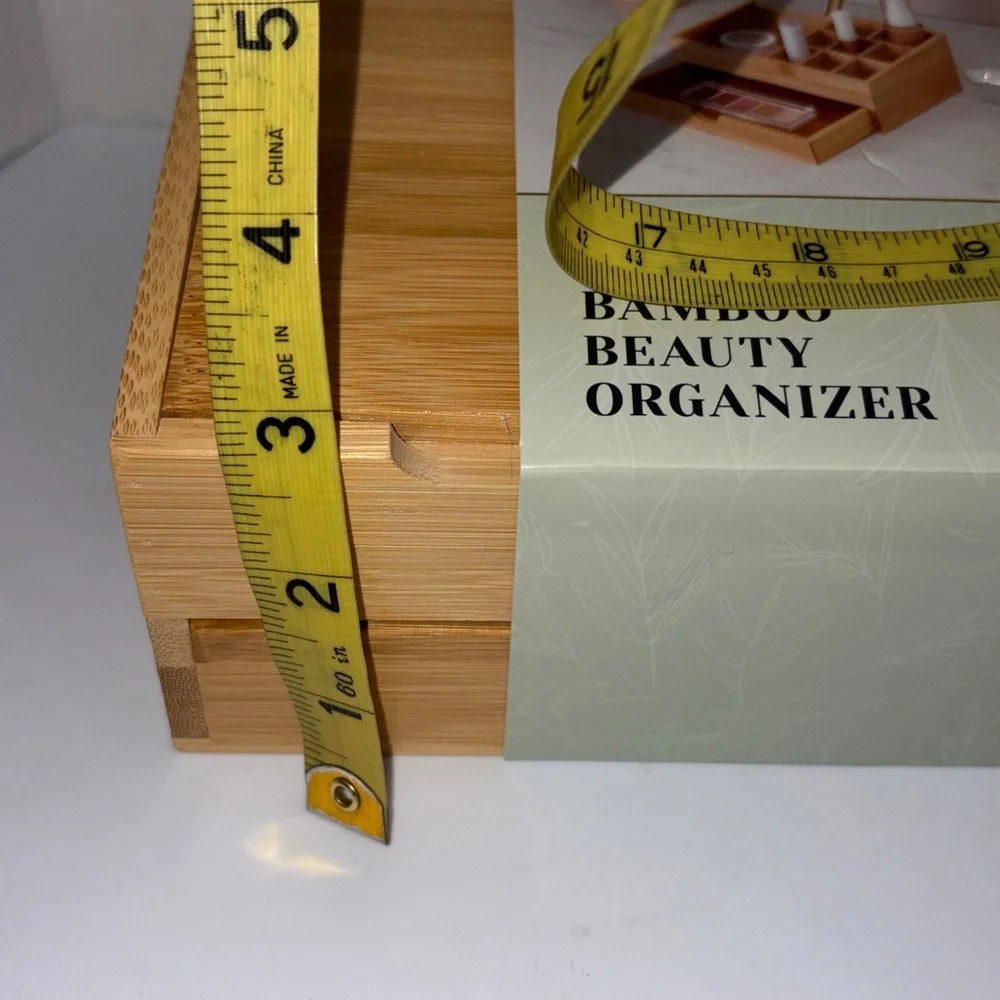 New with tags Thinkspace Beauty bamboo beauty organizer